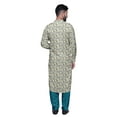 thumbnail image 5 of Atasi Classic Collar Long Sleeve Mens Pathani Kurta Salwar Wedding Kurta Set, 5 of 5