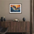 thumbnail image 4 of Two Dolphins Jump out Sea Sunset DIY 5D Diamond Art Painting by Number Kits for Adults Paint with Round Full Drill Diamond Gems Painting Art Craft for Home Wall Decor 15.8x19.8in, 4 of 8