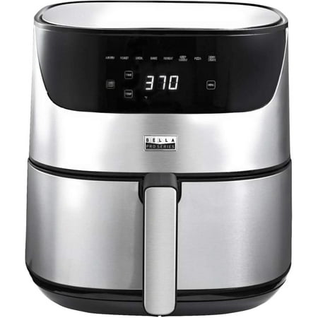 bella pro series 6.3 qt touchscreen air fryer stainless steel - Walmart