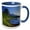 Blue/White, variant on 3drose, Usa, Washington, Beacon Rock State Park, Beacon Rock, Columbia River ., 11oz Mug