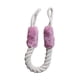 thumbnail image 5 of Manija de puerta con cuerda para tirar, puerta portátil para perros, tope de bloqueo, protección contra pellizcos de dedos Rosa, 5 of 9