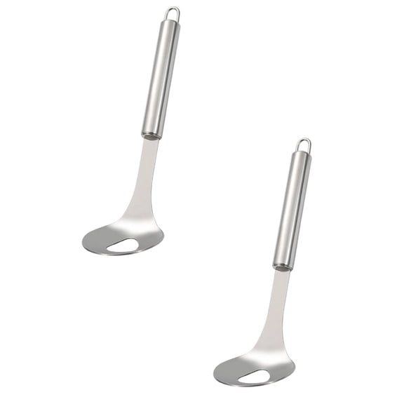 2 Pcs Heavy Duty Meatball Maker Scoops, Stainless Steel Meatball Maker Tools, Non-Stick Meatball Makers, Silver Meatball Maker Spoons, Meat Ballers for Cooking Meat Fish Veggie Balls, Silver