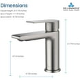 thumbnail image 3 of Blossom Brass Chrome Single Hole Faucet, 3 of 10