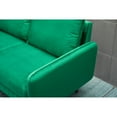 thumbnail image 4 of Almor Velvet Living Room Sofa Green, 4 of 5