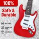 thumbnail image 2 of Guitarra eléctrica de juguete para niños, instrumento musical electrónico multifuncional de 4 cuerdas, guitarra portátil para niños, 2 of 2