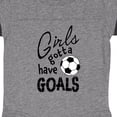 thumbnail image 3 of Inktastic Girls Gotta Have Goals- Soccer Girls Baby Bodysuit, 3 of 4