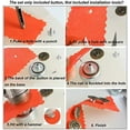 thumbnail image 4 of 40 Sets 17mm Jeans Button Kit Replacement Metal Snap Button For Denims, Jeans, Jackets With Plastic Storage Box, 4 Styles, 4 of 5