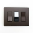 thumbnail image 5 of Legrand Rwp263 Radiant 3-Gang Light Switch / Outlet Cover Wall Plate - Bronze, 5 of 5