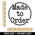 thumbnail image 2 of Made to Order Typewriter Self-Inking Rubber Stamp Ink Stamper - Blue Ink - Large 1-1/2 Inch, 2 of 7