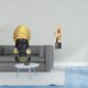 thumbnail image 2 of Estatua de mujer africana,Estante de oficina con estatua de mujer africana,Adorno de figura de resina delicado para el hogar,Estatua de arte abstracto,Estatua de arte abstracto Escultura de, 2 of 8