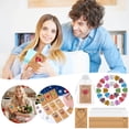 thumbnail image 2 of Partheme Pocket Hug Token Natural Heart Crystals with Hug Cards Pocket Hug Heart Stones Inspirational Greeting Cards Exchange Gift Thank You Gifts for Friends Family Coworkers , As Shown, 2 of 9