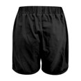 thumbnail image 4 of Men Workout Shorts Mid Waist Cargo Solid Splice Pocket Drawstring Shorts Solid Color Loose Shorts Men Athletic Black M, 4 of 4