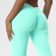 thumbnail image 1 of Pantalones deportivos ajustados de cintura en V y color liso con cintura en V para fitness y yoga sin vergüenza, 1 of 6