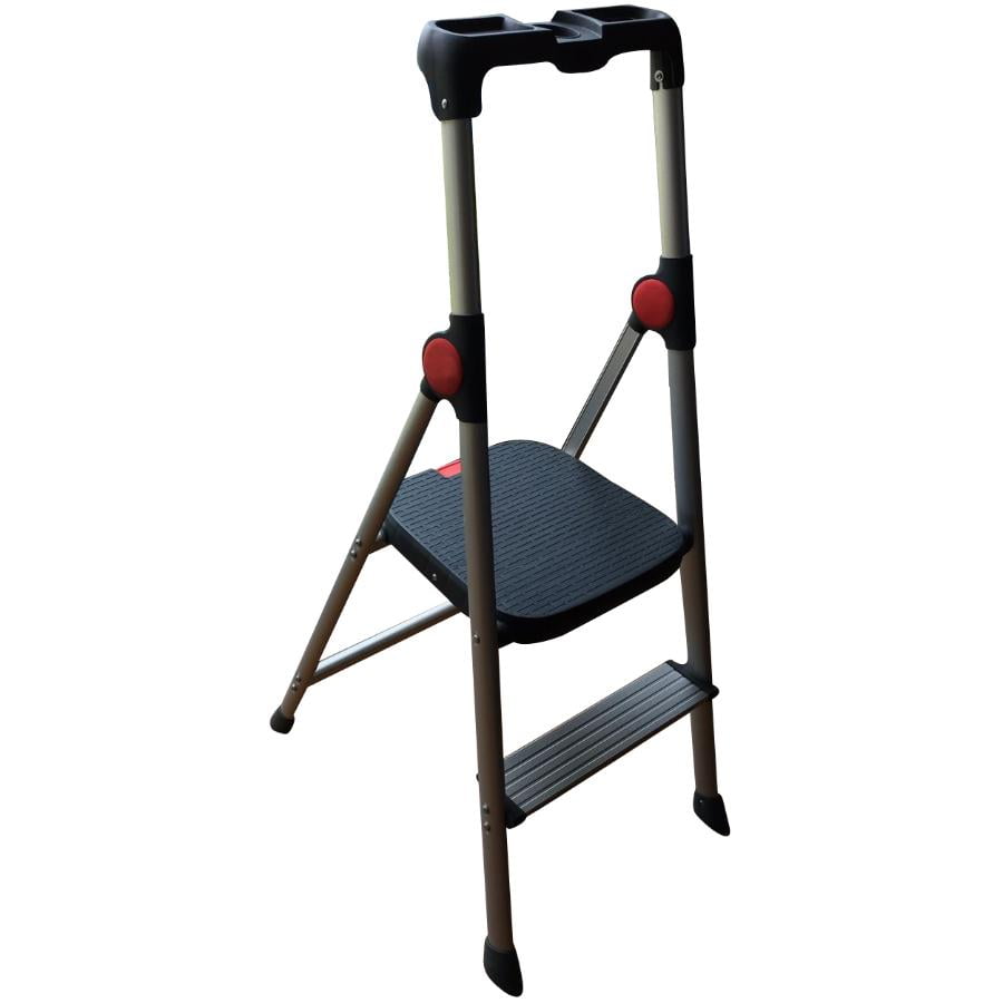 2 Step Aluminum Step Ladder, with High Handrail Walmart Canada