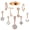 Rose gold, variant on 9 Pcs Belly Button Rings Set for Women, 316L Surgical Stainless Steel CZ Inlaid Clicker Navel Piercing Jewelry, 14G Standard Size Assorted Belly Piercing Pack