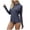Navy, variant on Lightweight Breathable Shade Tee For Summer Slim Fit Ice Silk With Thumb Hole Coverage Womens Cold Gear Long Sleeve