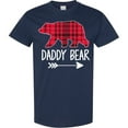 thumbnail image 3 of Inktastic Plaid Daddy Bear with Arrow T-Shirt, 3 of 5