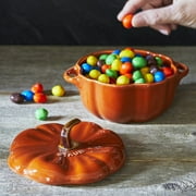 Staub Ceramic 16-oz Petite Pumpkin Cocotte - Burnt Orange