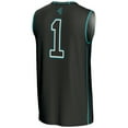thumbnail image 3 of Unisex GameDay Greats #1 Black Coastal Carolina Chanticleers Lightweight Basketball Jersey, 3 of 4