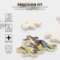 thumbnail image 4 of 500 Piece Jigsaw Puzzle For Adults Brown And White Cow In Meadow Relaxing & Challenging Adult Puzzle HighQuality Wooden Pieces Unique Artwork Great Gift Idea, 4 of 7