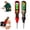 2PCS, variant on 2 in 1 Digital Display Induction Test Pencil, Non-Contact AC 30-1000V LCD/Contact AC Voltage 11-450V, with LED Flashlight, Live/Null Wire Buzzer Alarm, Voltage Detector for Electrical Outlets
