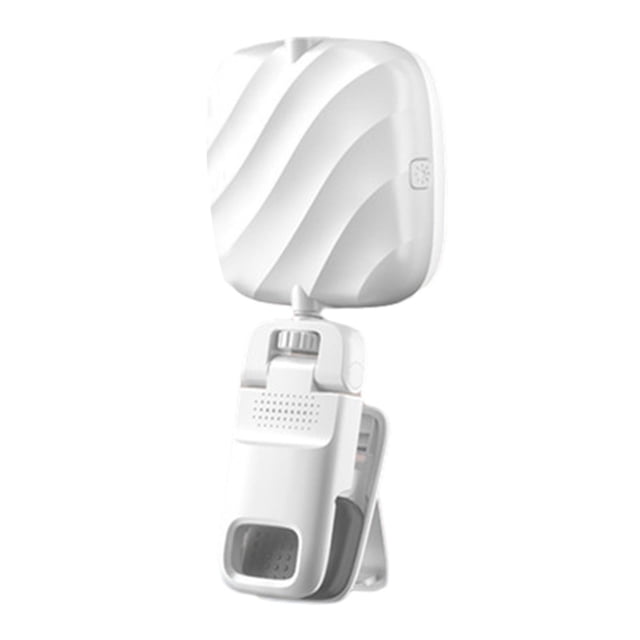 Bunblic LED Phone Video Light Camera Light Fill Lamp 9 Brightness Levels Battery Powered for Photography Makeup Picture Multipurpose White