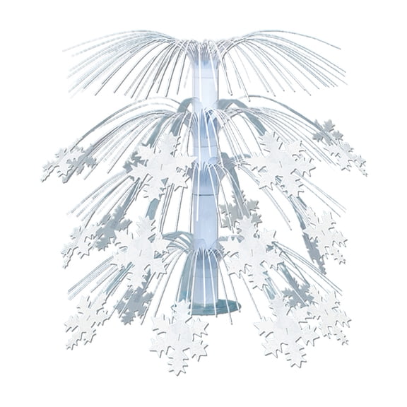 Snowflake Cascade Centerpiece 18" - 6 Pack (1 Per Package)
