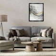 thumbnail image 3 of Stupell Industries Grey & Glam Geode Abstract Painting Black Floater Framed Canvas Art Print Wall Art, 25 x 31, 3 of 10