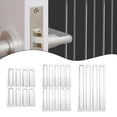 thumbnail image 4 of Autocollants de Porte en Silicone Sans Perçage Protection Murale Transparente 35X10X2Mm 8 Pcs, 4 of 9