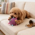 thumbnail image 1 of Dpityserensio Pet Plushs Ringing Ball Colorful Interactive Boredom Relief Bites-proof Toy Ball Cats Dog General Indoor Toy, 1 of 6