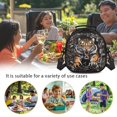 thumbnail image 6 of Jeiento Tiger Small Crossbody Lunch Bag for Boys Age 4-6 Kids Insulated Lunch Tote Bag Camo Hunting Food Snack Container Lunchbox, 6 of 6
