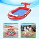 thumbnail image 5 of Large Inflatable Sprinkler Pool for Kids Splash Water Playing Pad Swimming Pool Summer Water Toys for Outdoor Backyard, Fire Truck 71 Inch, 5 of 5