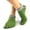 green, variant on Toe Socks Women Five Finger Socks Cotton Breathable Toe Socks for Women Running Toe Socks with Reinforced Heels and Toes
