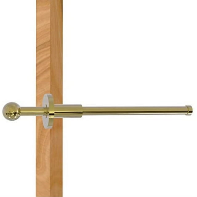 Allied Brass TD-23-UNL Traditional Retractable Pullout Garment Rod - TD-23-UNL