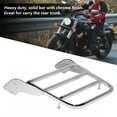 thumbnail image 4 of Rear  Bar Luggage Rack, Rear  Rack Rustproof Durable Silver  Simple Installation  For Motorcycle, 4 of 8
