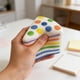 thumbnail image 3 of Rainbow Cake Squishies, Slow Rising Fidget Squeeze, Layer Cake Squeezable Stress Relief Ball for Anxiety Relief, Birthday Gifts, Party Favors, 3 of 7