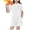White-04, variant on Ultrave Girls Athletic Set, Short Sleeve Tee & Shorts Casual Outfit, Lightweight Activewear for Girls, Summer Sets for 5-15Y