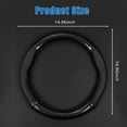 thumbnail image 7 of Car Breathable Steering Wheel Cover, Carbon Fiber Non-Slip Wear -Resistant Steering Wheel Protector, Four Seasons Universal, D -Shaped, 7 of 7