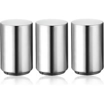 BUTOMKY Magnetic Stainless Steel Automatic Beer Bottle Opener - 3 Pack Portable Bottle Opener,Magnetic Cap Catcher,No-Damage Push Down Design,Quick Open for Home Bars/Kitchen/Restaurant/Party