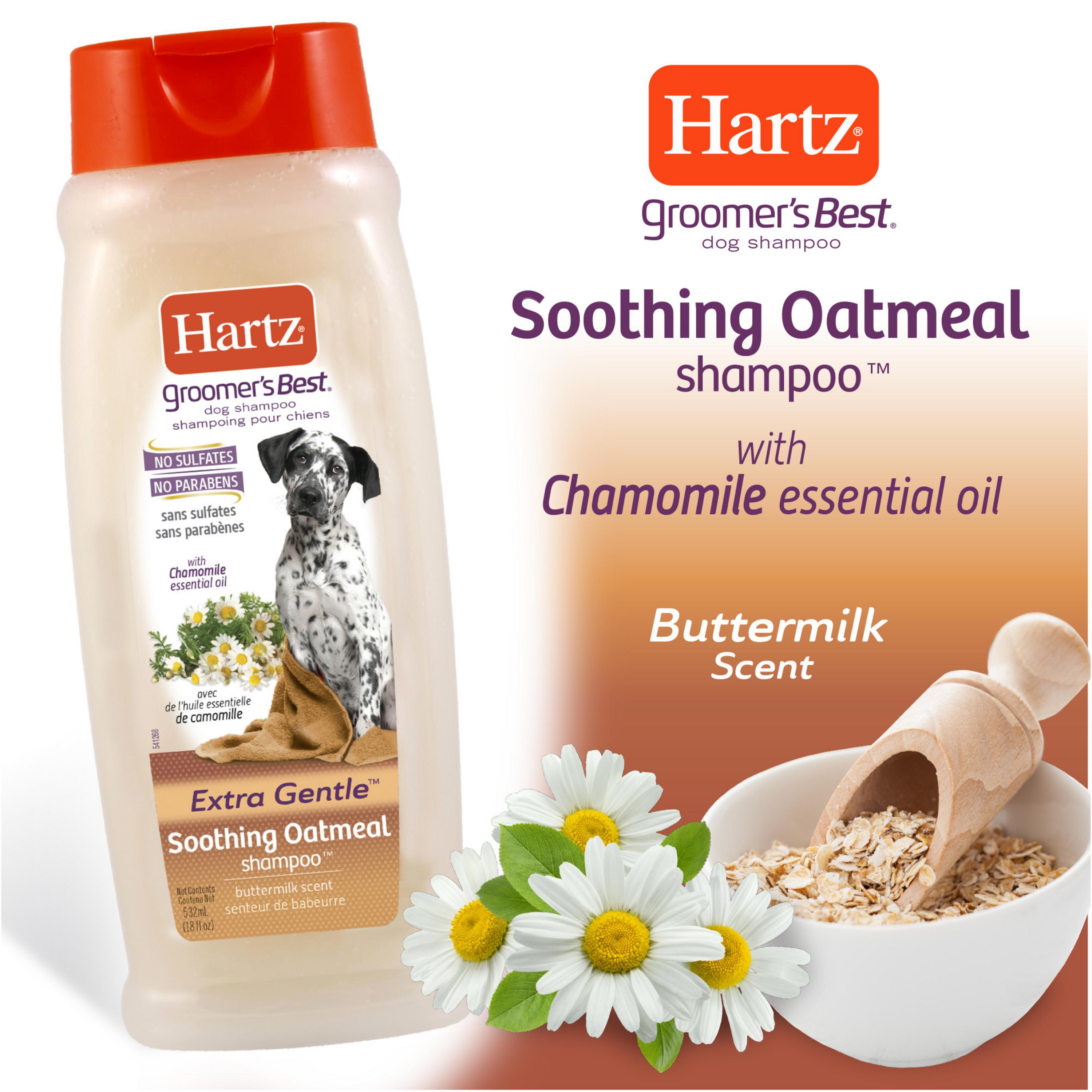 Hartz Groomer's Best Oatmeal Dog Shampoo, Chamomile, 18 fl oz photo 4