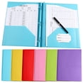 thumbnail image 2 of Visland 1 Pcs File Folder with Prongs Dual Pocket Design Plastic Folders Business Card Holder Letter Size Organizer, 2 of 8