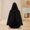 Black, variant on JOANKDMI Men Mysterious Cloak Magic Wizard Short Hooded Capelet with Vintage Metal Clasp for Spooky Witch Haunting Medieval Halloween Roleplay Suit