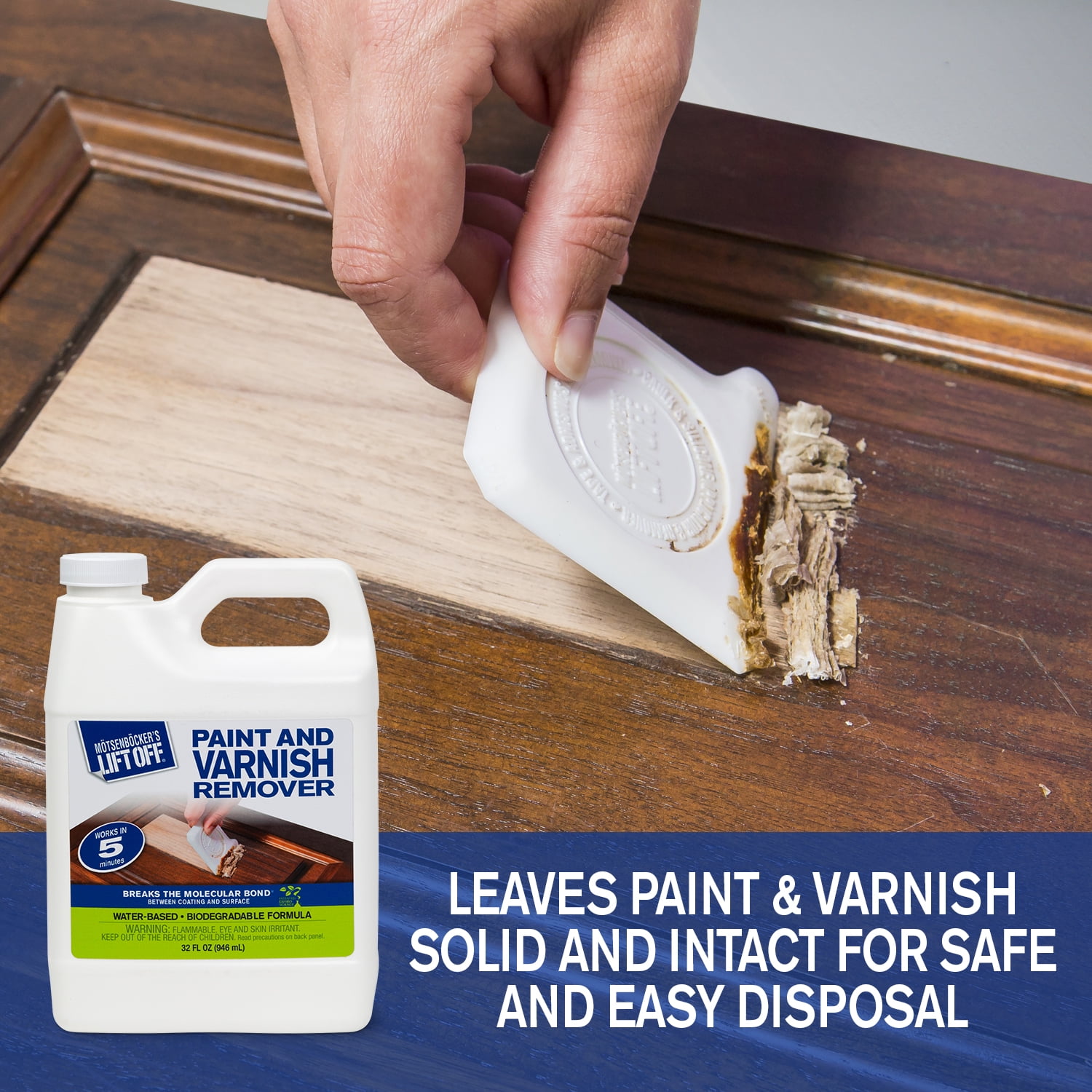 Lift Off 99613 Paint Remover Kit Includes Latex Paint Remover, Spray Paint and Graffiti Remover, Paint and Varnish Remover and Paint Prep Surface Cleaner Multiple Surface Types Great for DIY Projects