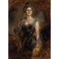 thumbnail image 2 of Franz von Lenbach 14x18 Black Ornate Wood Framed Double Matted Museum Art Print Titled - Hubertine Henriette Startz (Around 1901), 2 of 5