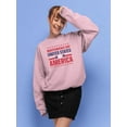 thumbnail image 2 of 4Th July United States Sweatshirt Women -Image by Shutterstock, Female XX-Large, 2 of 4