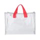 thumbnail image 2 of Neceser de PVC transparente Zhivalor Bolsa de maquillaje de viaje rojo y gris, 2 of 8