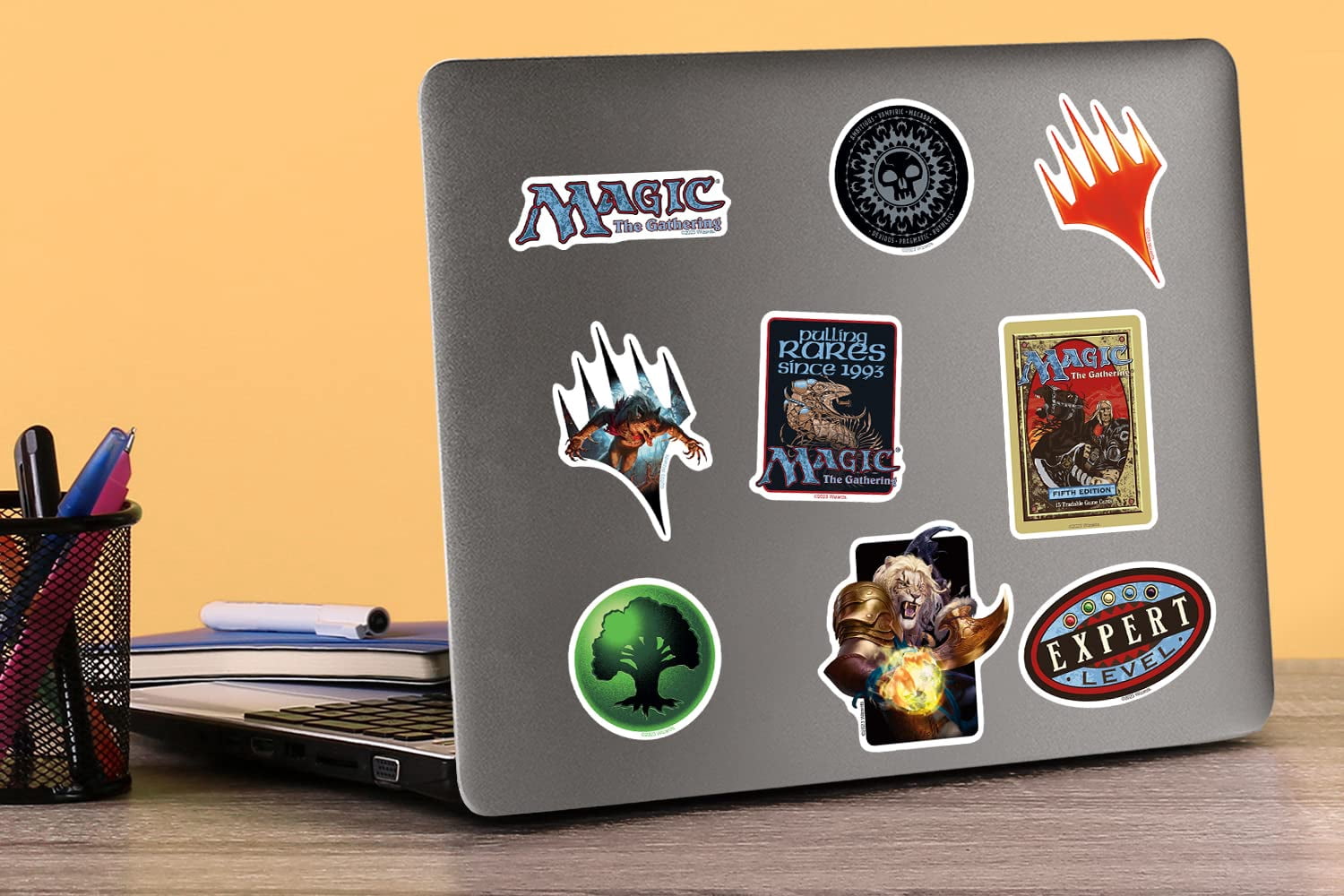 Magic: The Gathering 200ct Vinyl Large Deluxe Stickers Variety Pack  Laptop, Water Bottle, Scrapbooking, Tablet, Indoor/Outdoor  Set of 200