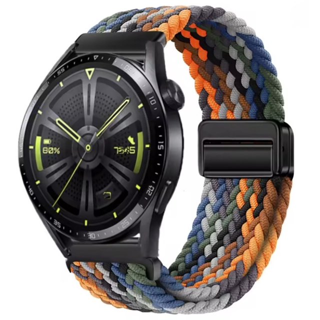 Correa de Nylon Trenzado para Huawei Watch GT6/GT5/GT4/GT3, 5/4/3 Pro 22mm