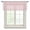 Pink, variant on Pink White Stripe Sheer Curtains Valances for Windows Modern Minimalist Geometric Striped Chiffon Kitchen Valances for Cafe, Voile Window Treatments Curtains for Living Room Bedroom, 42"x12"