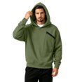 thumbnail image 4 of THNCYX Hoodies For Men With Zipper Chest Pocket Long Sleeve Top Loose Fit Casual Street Style Soft Mens Sweatshirt Fall Outfits S-2XL, 4 of 8